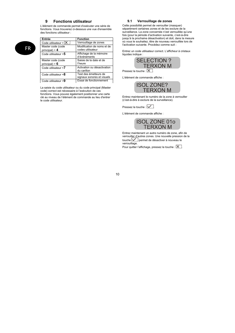 ABUS AZ4299 Terxon SX Base Kit with sounder Operating instructions User Manual | Page 47 / 74