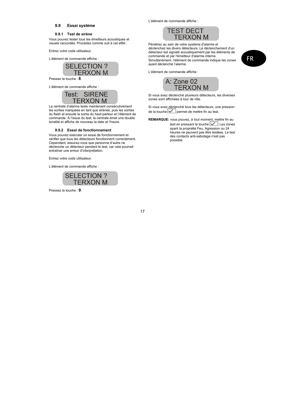 ABUS AZ4299 Terxon SX Base Kit with sounder Operating instructions User Manual | Page 54 / 74