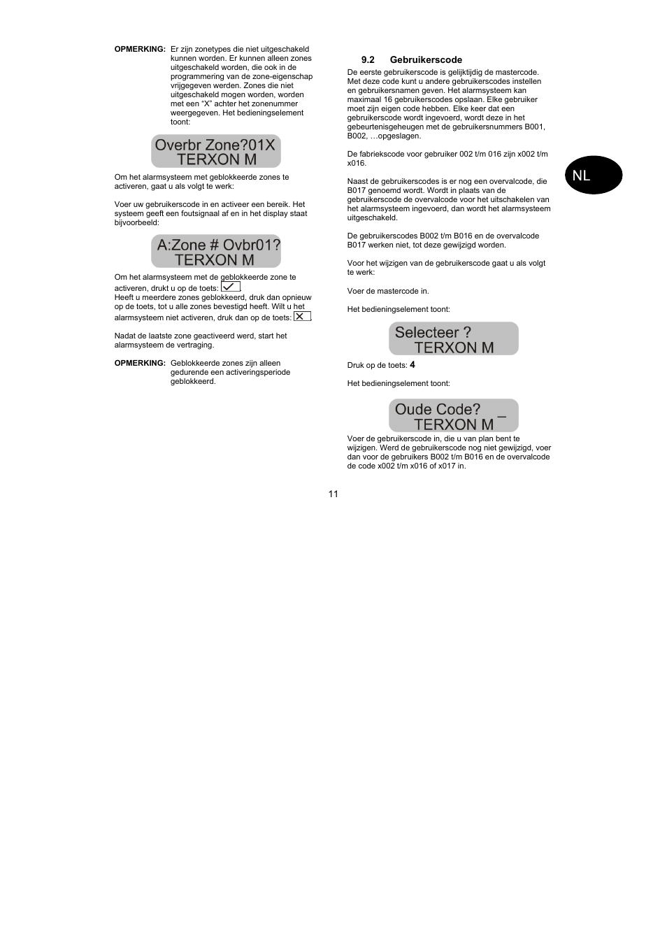ABUS AZ4299 Terxon SX Base Kit with sounder Operating instructions User Manual | Page 67 / 74