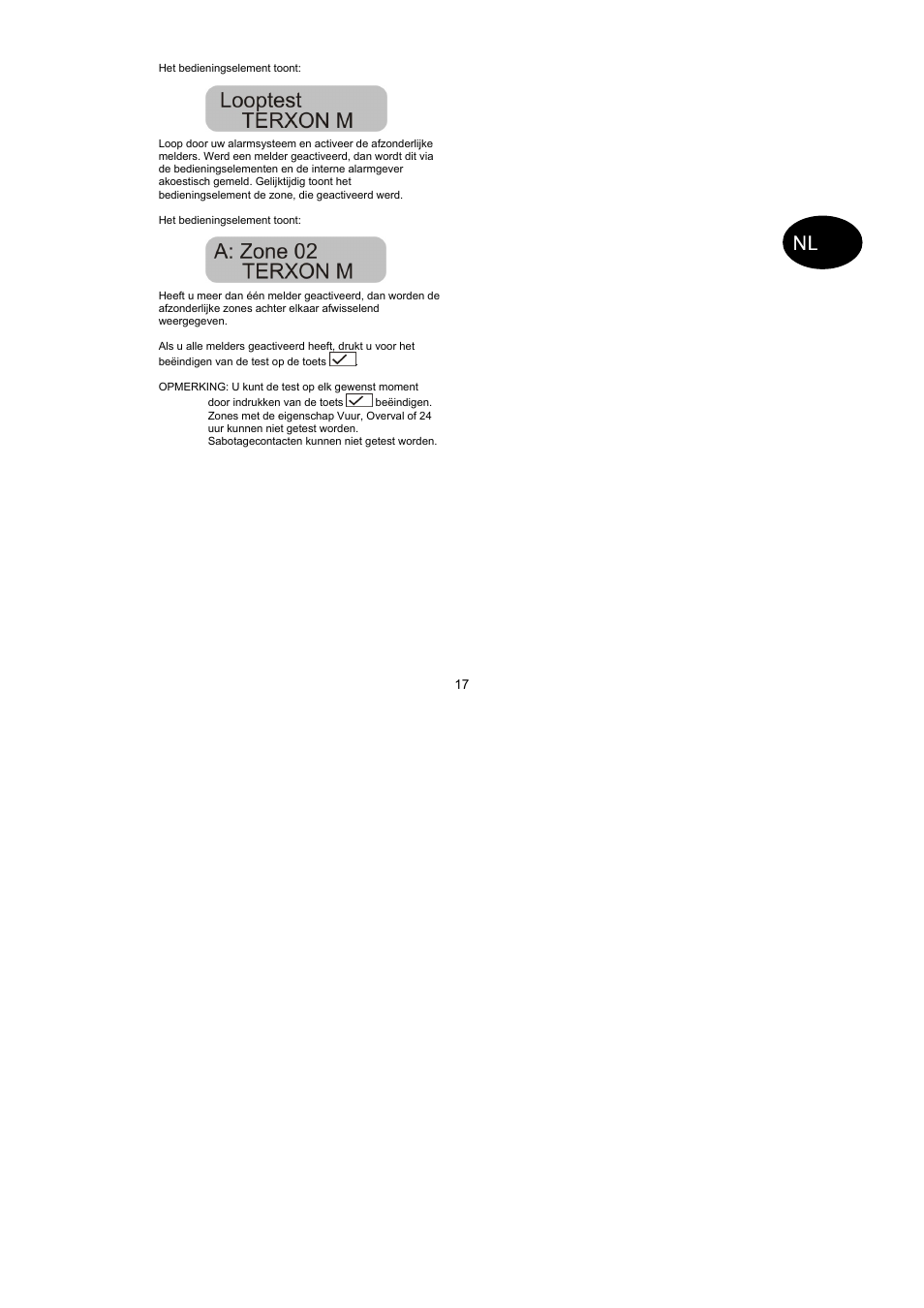 ABUS AZ4299 Terxon SX Base Kit with sounder Operating instructions User Manual | Page 73 / 74