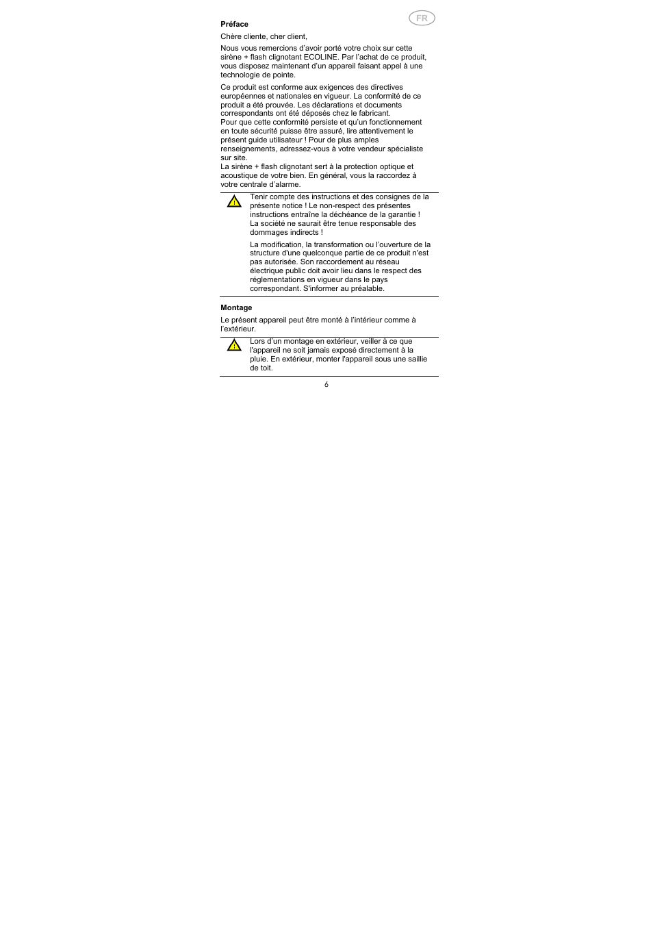 ABUS SG1683 Flashing light and siren User Manual | Page 7 / 12