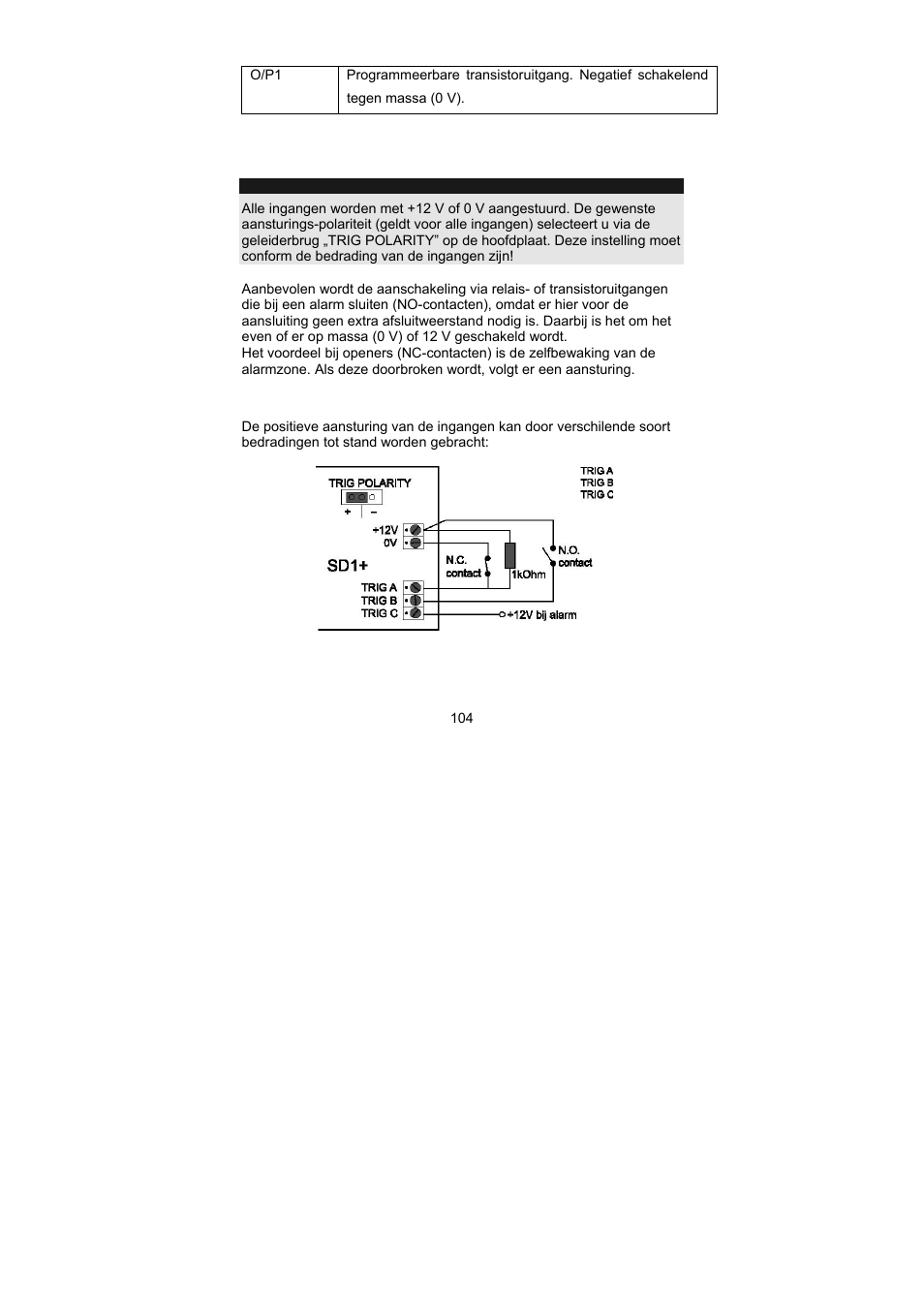 ABUS AZ6301 Terxon PSTN dialer User Manual | Page 104 / 189
