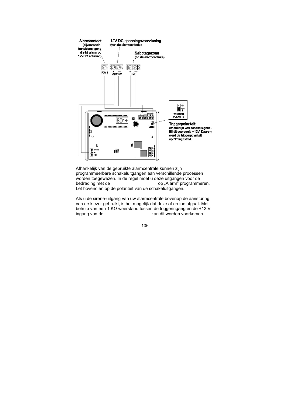 ABUS AZ6301 Terxon PSTN dialer User Manual | Page 106 / 189