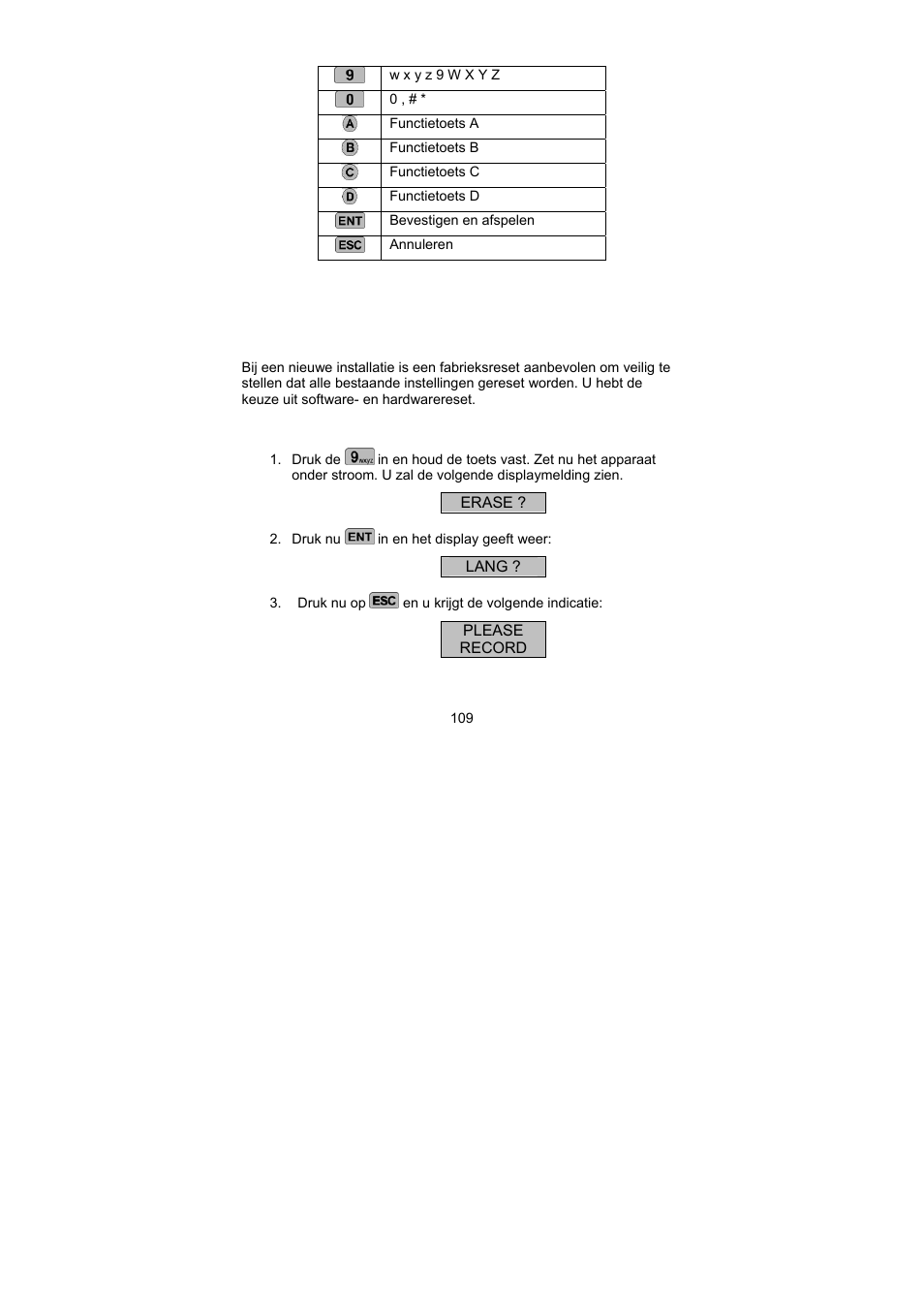 ABUS AZ6301 Terxon PSTN dialer User Manual | Page 109 / 189