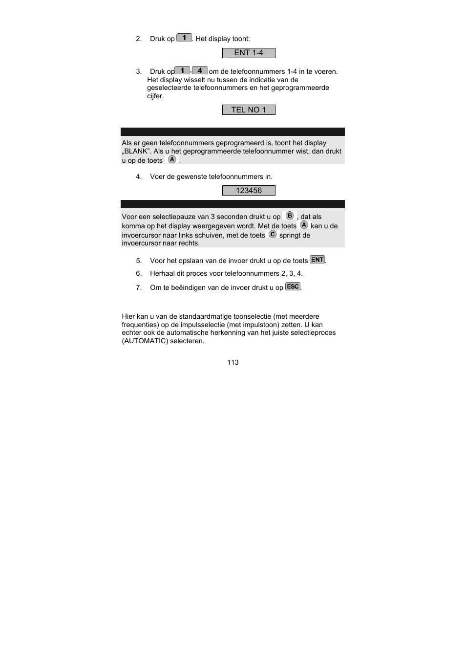 ABUS AZ6301 Terxon PSTN dialer User Manual | Page 113 / 189