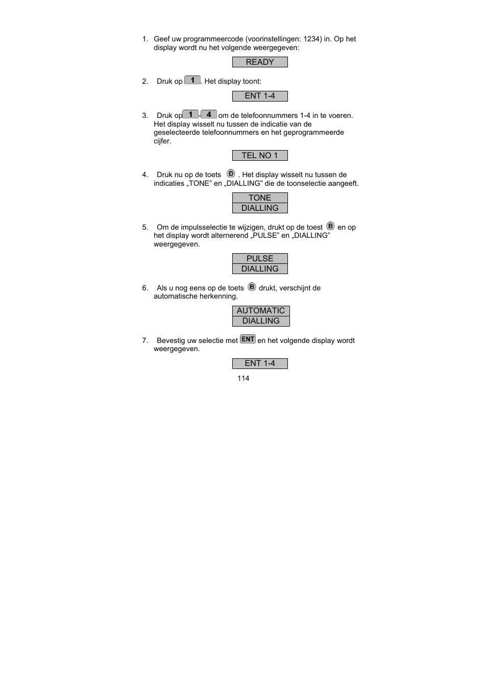 ABUS AZ6301 Terxon PSTN dialer User Manual | Page 114 / 189