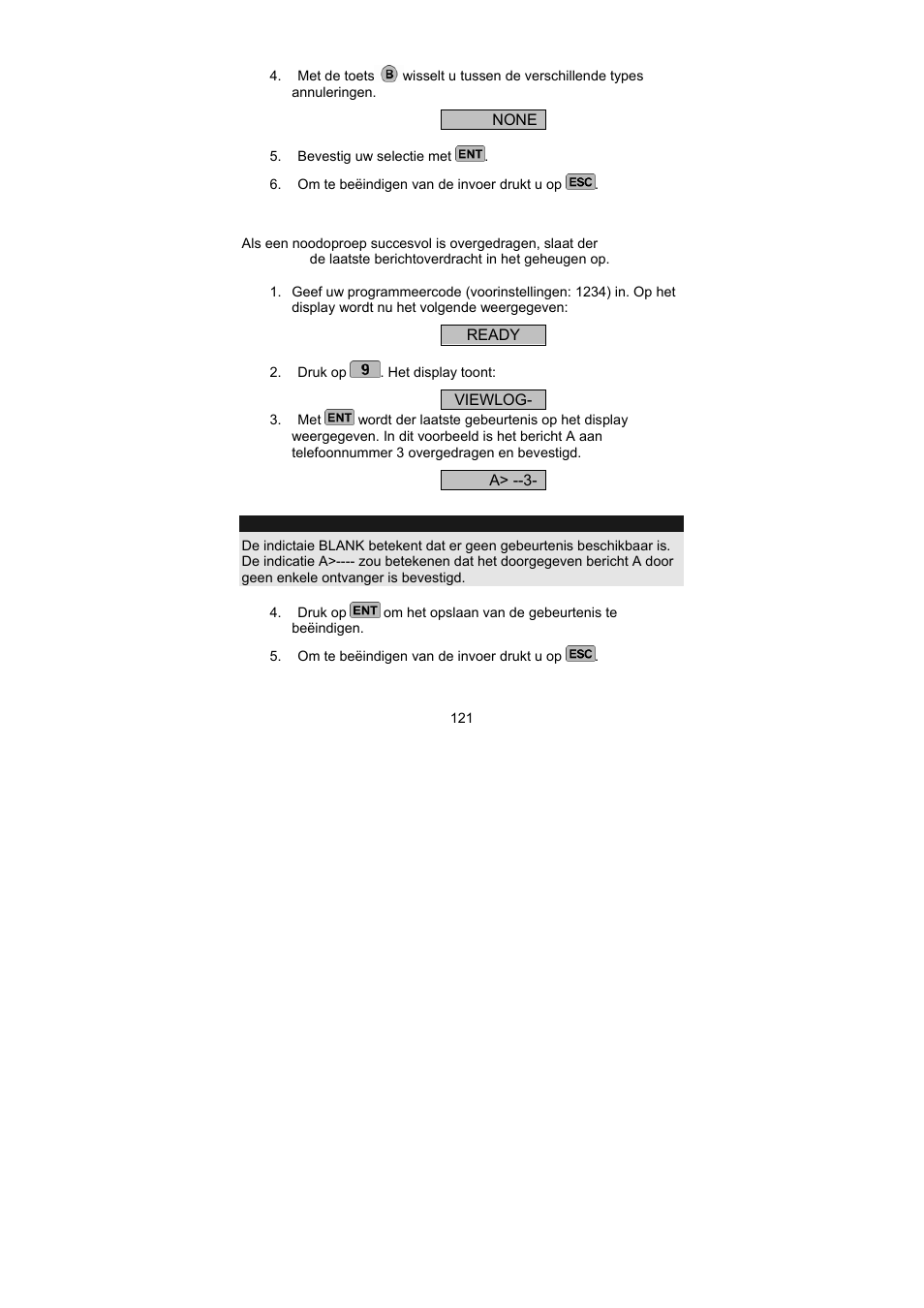 ABUS AZ6301 Terxon PSTN dialer User Manual | Page 121 / 189