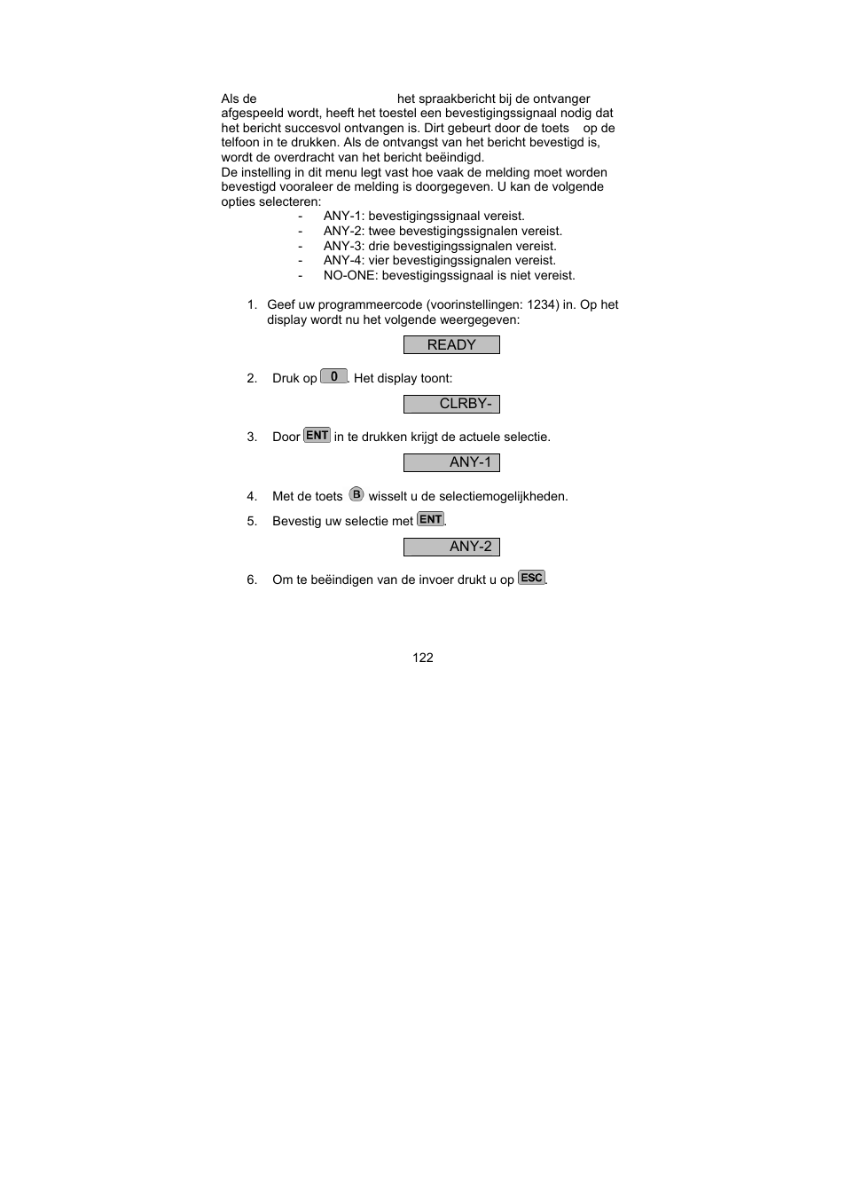 ABUS AZ6301 Terxon PSTN dialer User Manual | Page 122 / 189