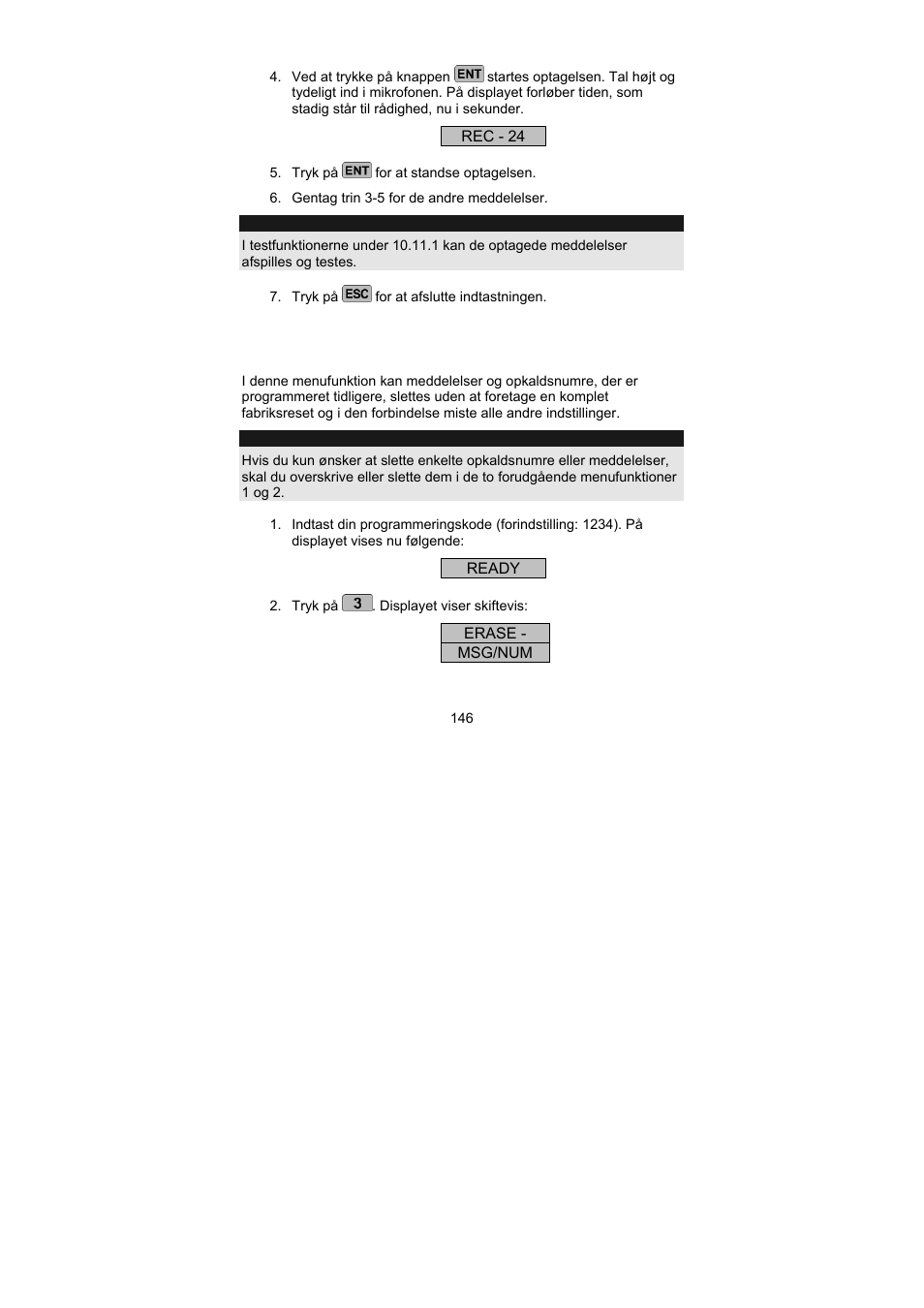 ABUS AZ6301 Terxon PSTN dialer User Manual | Page 146 / 189