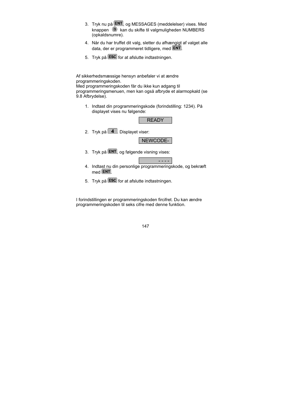 ABUS AZ6301 Terxon PSTN dialer User Manual | Page 147 / 189