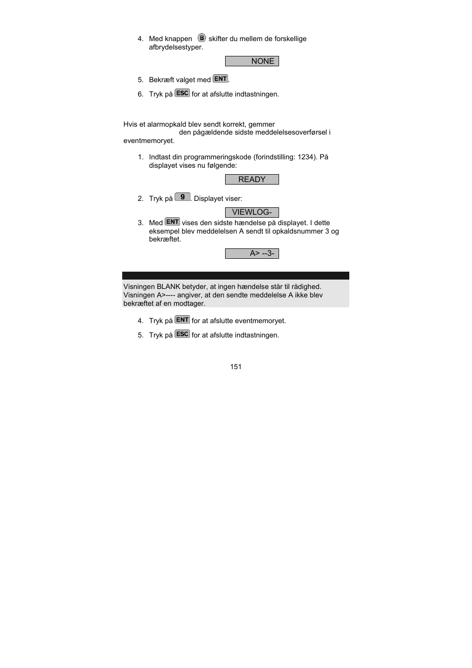 ABUS AZ6301 Terxon PSTN dialer User Manual | Page 151 / 189