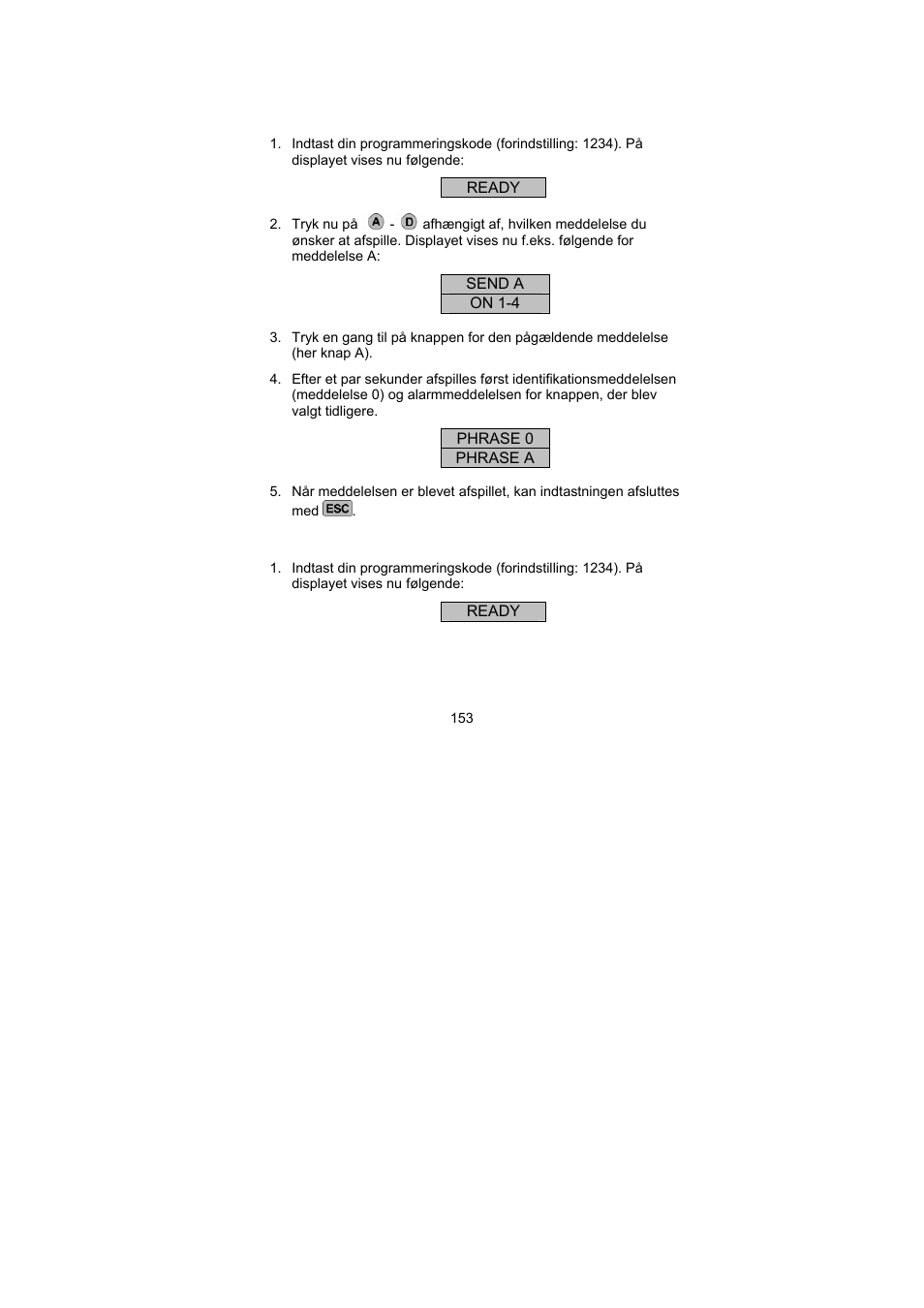 ABUS AZ6301 Terxon PSTN dialer User Manual | Page 153 / 189