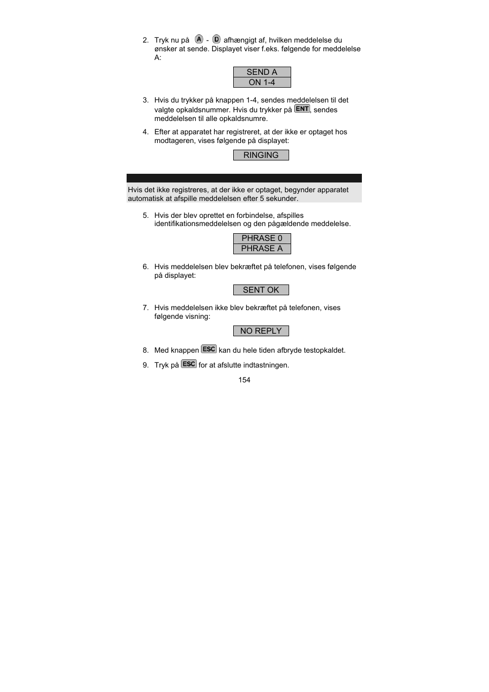 ABUS AZ6301 Terxon PSTN dialer User Manual | Page 154 / 189