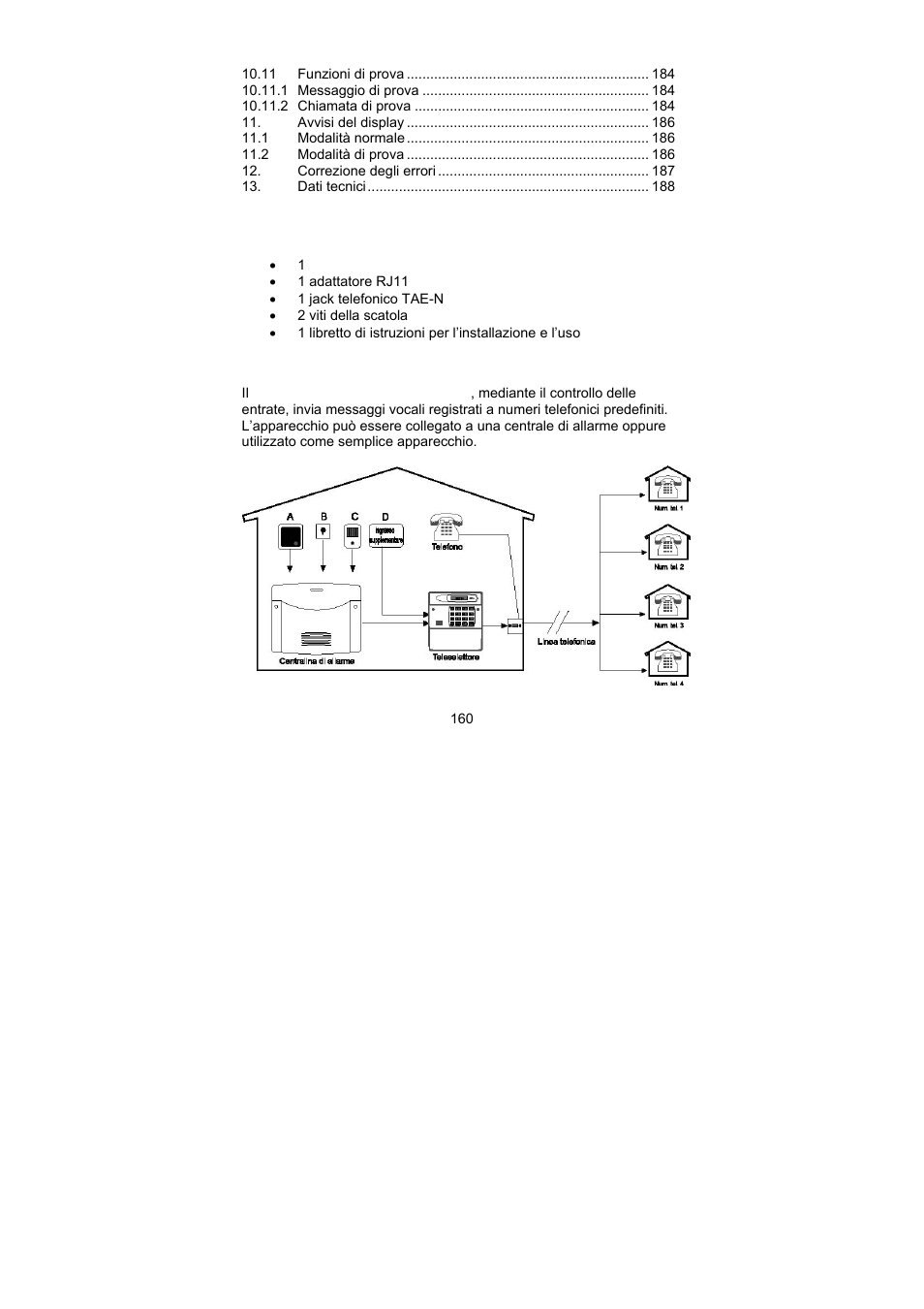 ABUS AZ6301 Terxon PSTN dialer User Manual | Page 160 / 189