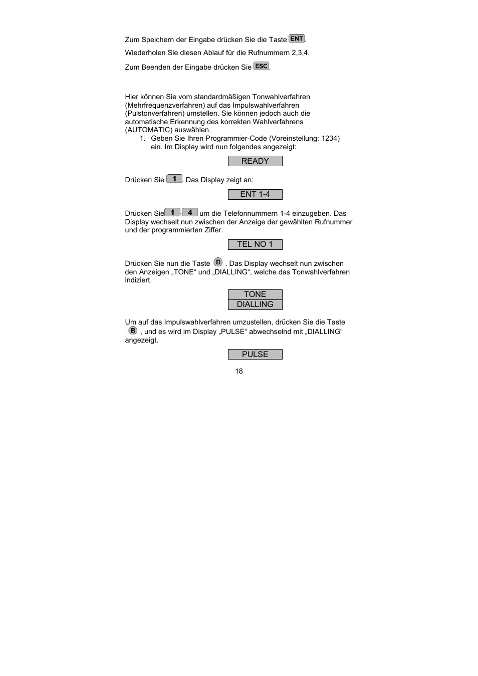 ABUS AZ6301 Terxon PSTN dialer User Manual | Page 18 / 189