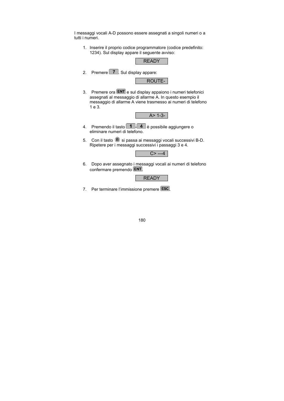 ABUS AZ6301 Terxon PSTN dialer User Manual | Page 180 / 189