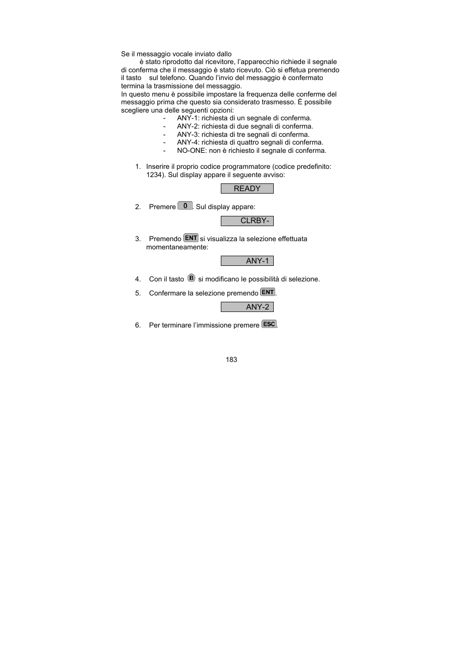 ABUS AZ6301 Terxon PSTN dialer User Manual | Page 183 / 189