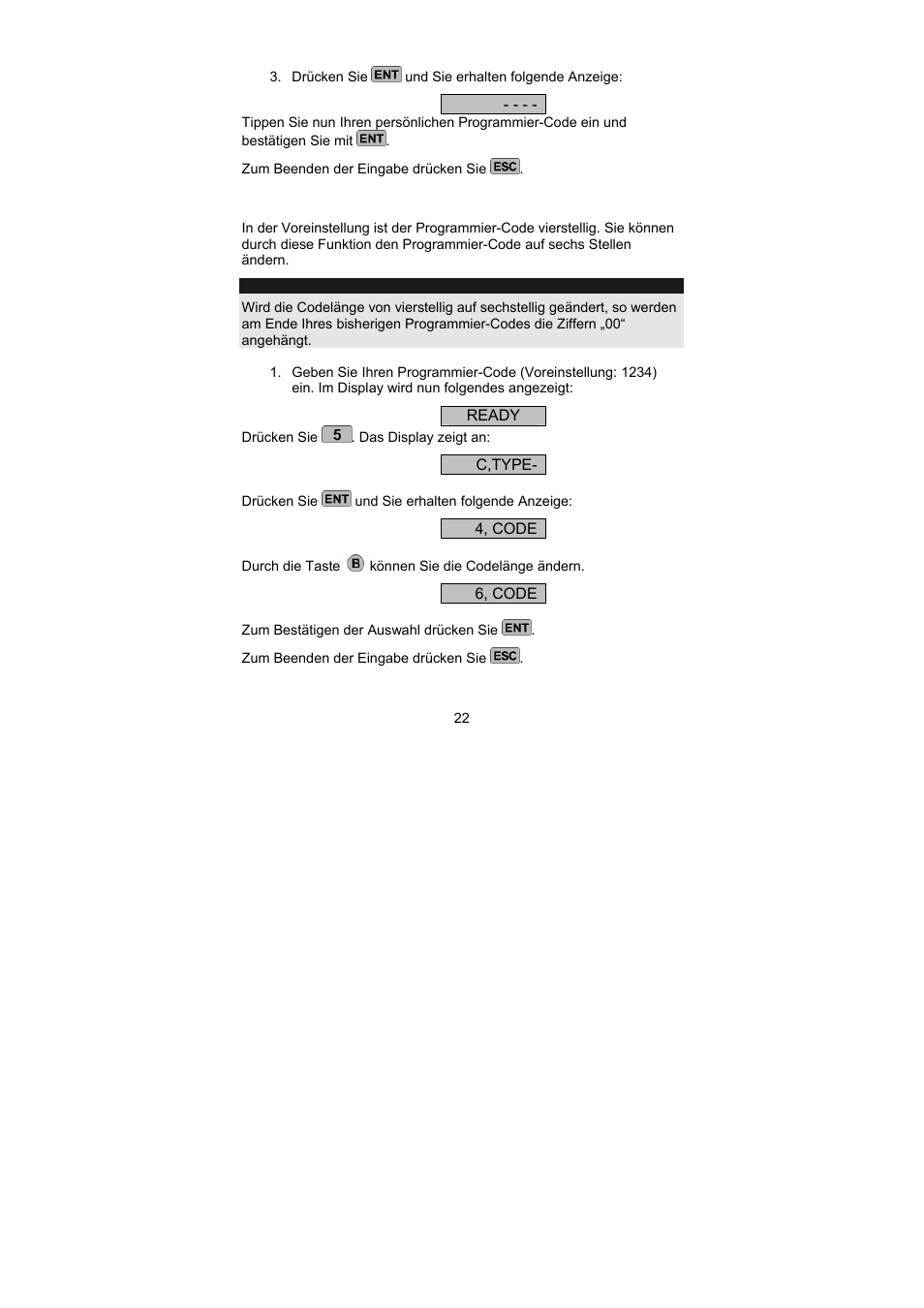 ABUS AZ6301 Terxon PSTN dialer User Manual | Page 22 / 189
