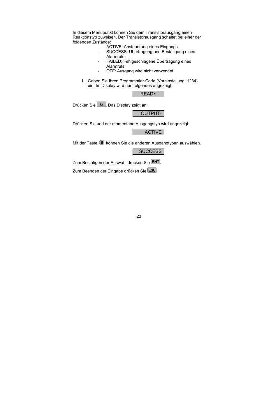 ABUS AZ6301 Terxon PSTN dialer User Manual | Page 23 / 189