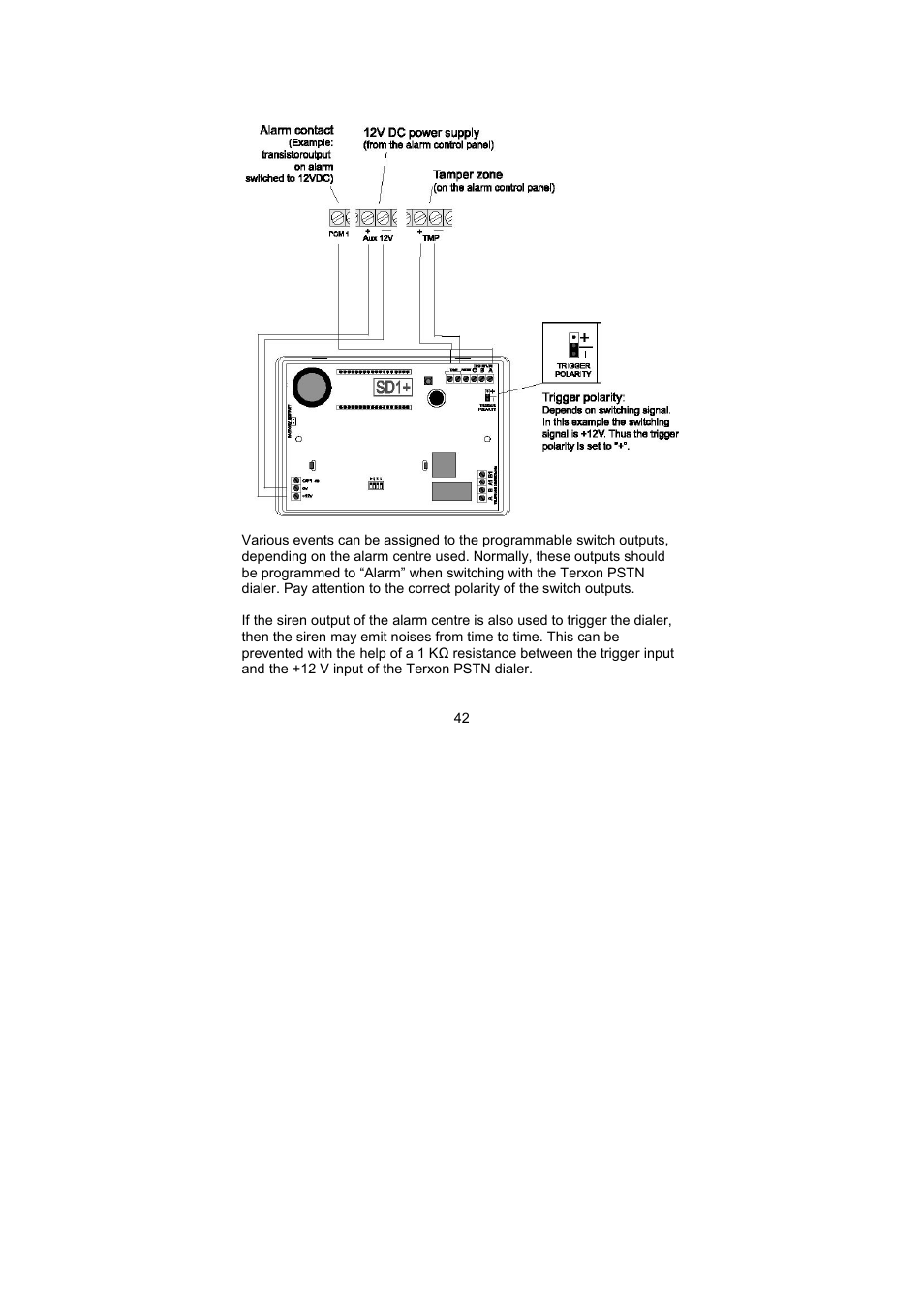 ABUS AZ6301 Terxon PSTN dialer User Manual | Page 42 / 189