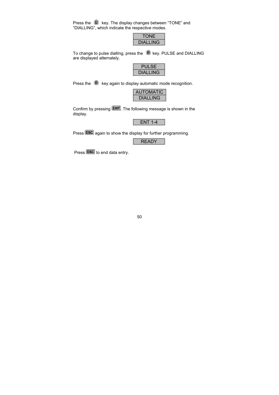 ABUS AZ6301 Terxon PSTN dialer User Manual | Page 50 / 189