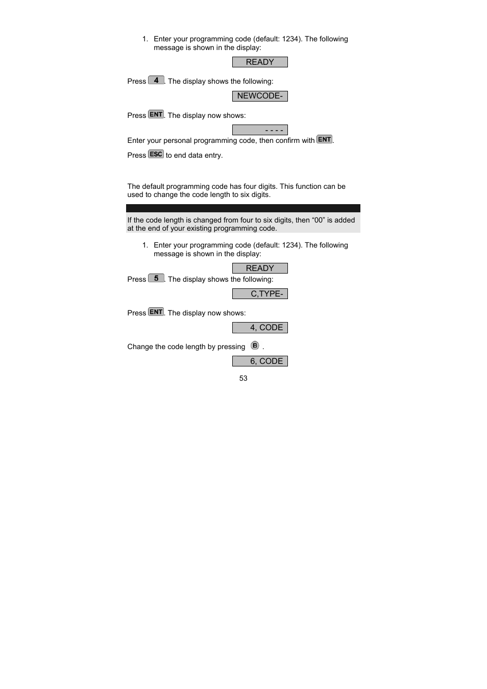 ABUS AZ6301 Terxon PSTN dialer User Manual | Page 53 / 189