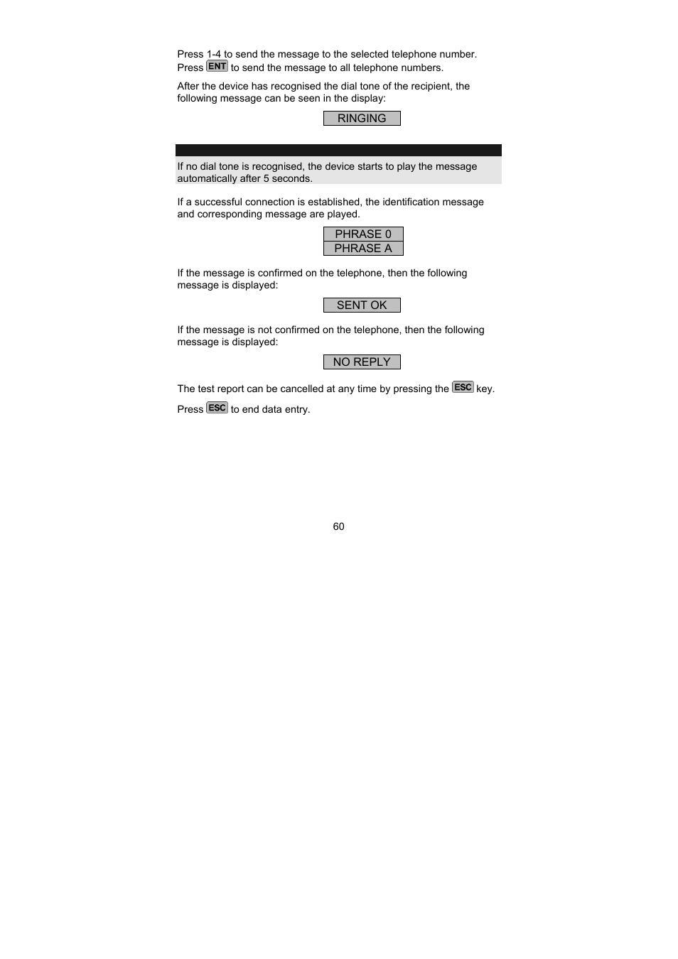 ABUS AZ6301 Terxon PSTN dialer User Manual | Page 60 / 189