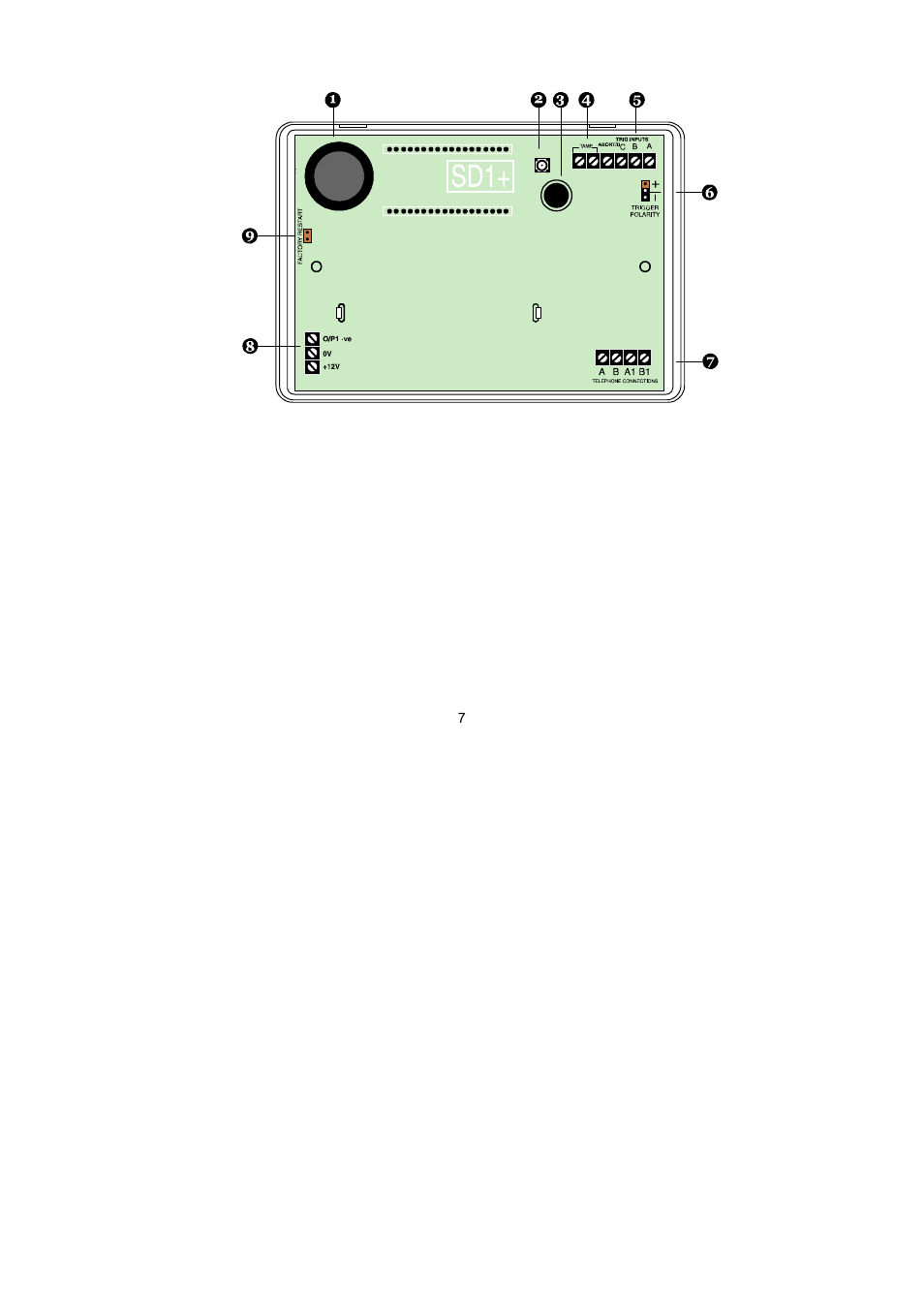 Platinenübersicht | ABUS AZ6301 Terxon PSTN dialer User Manual | Page 7 / 189