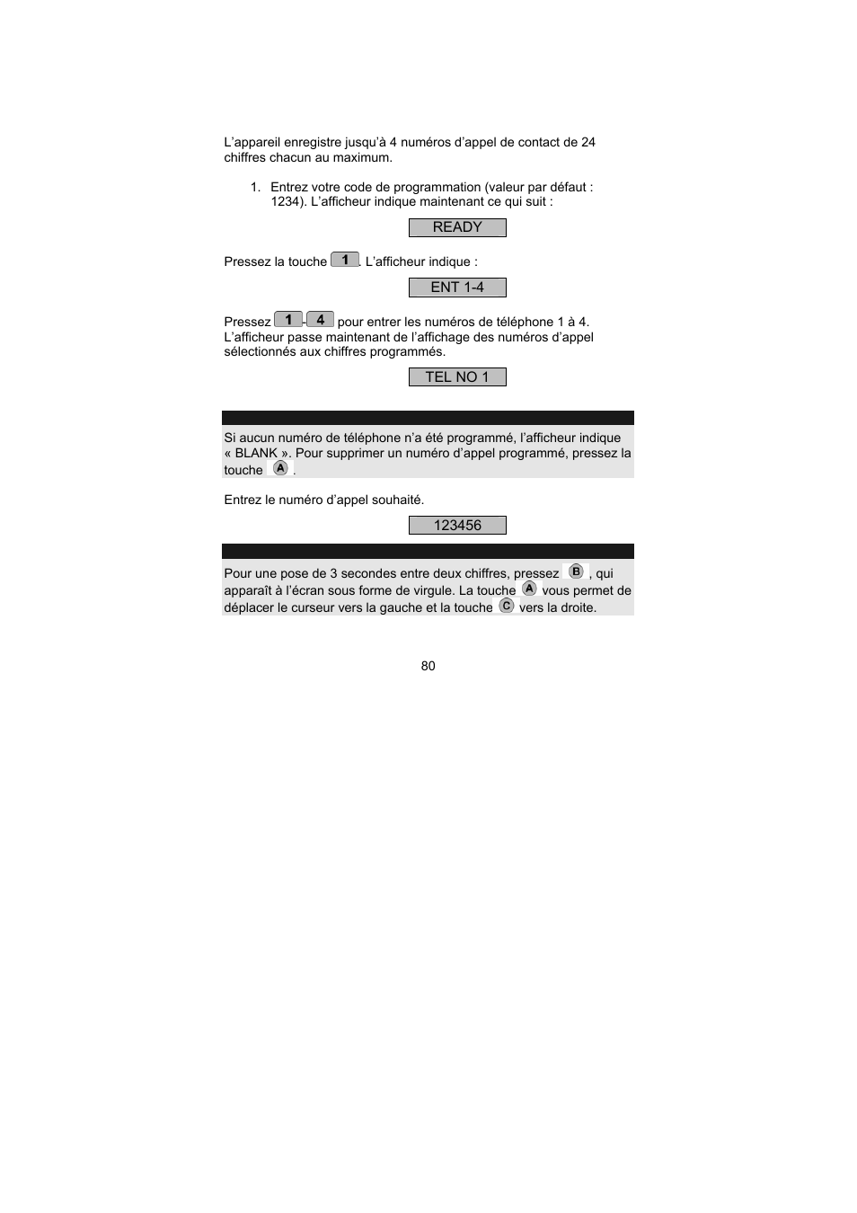 ABUS AZ6301 Terxon PSTN dialer User Manual | Page 80 / 189