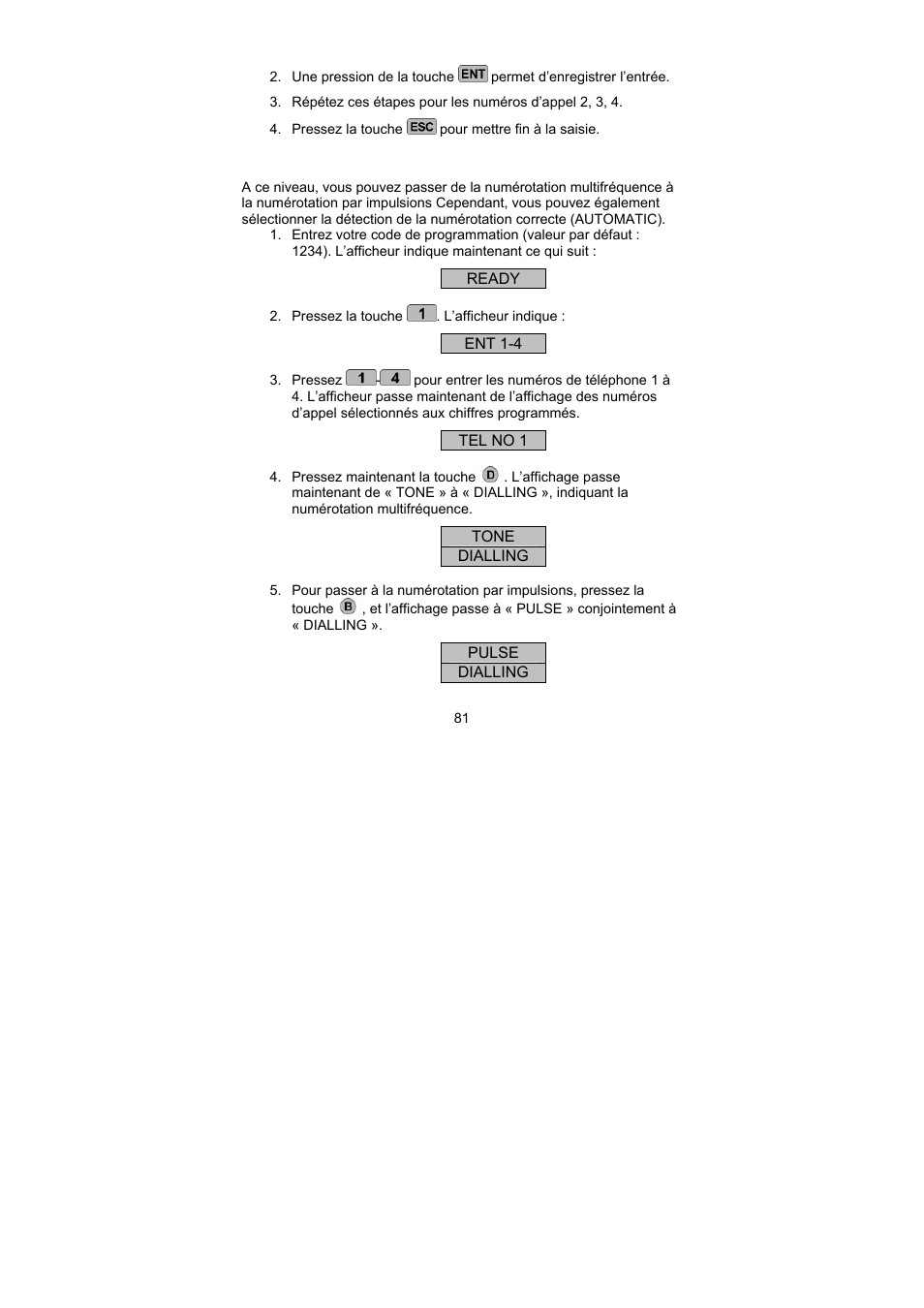 ABUS AZ6301 Terxon PSTN dialer User Manual | Page 81 / 189