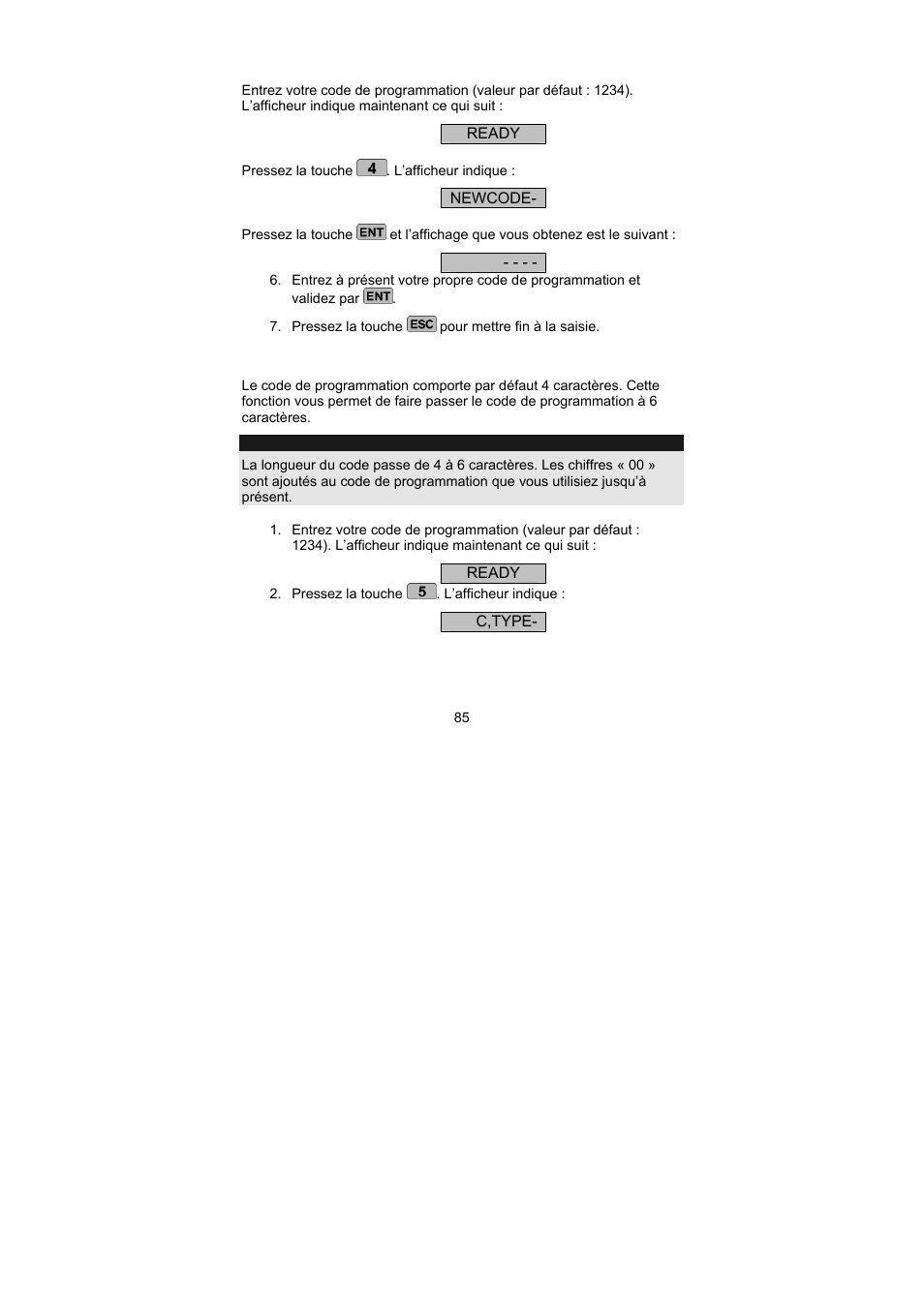 ABUS AZ6301 Terxon PSTN dialer User Manual | Page 85 / 189