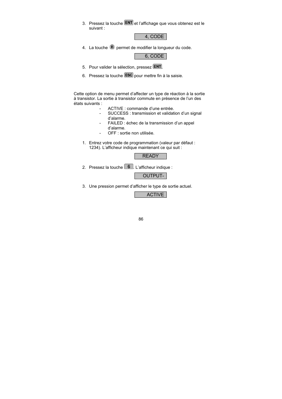 ABUS AZ6301 Terxon PSTN dialer User Manual | Page 86 / 189
