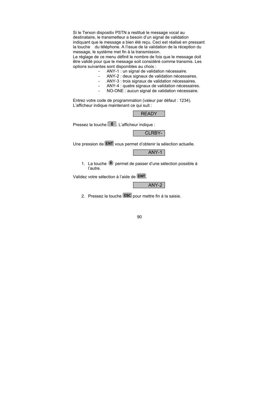 ABUS AZ6301 Terxon PSTN dialer User Manual | Page 90 / 189