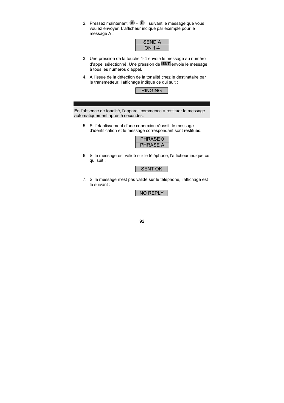 ABUS AZ6301 Terxon PSTN dialer User Manual | Page 92 / 189
