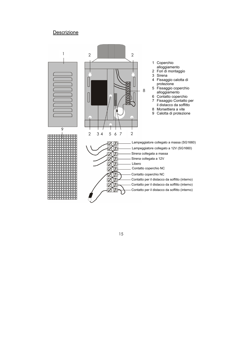 Descrizione | ABUS SG1660 Optic_acoustic combination signal transmitter User Manual | Page 15 / 24