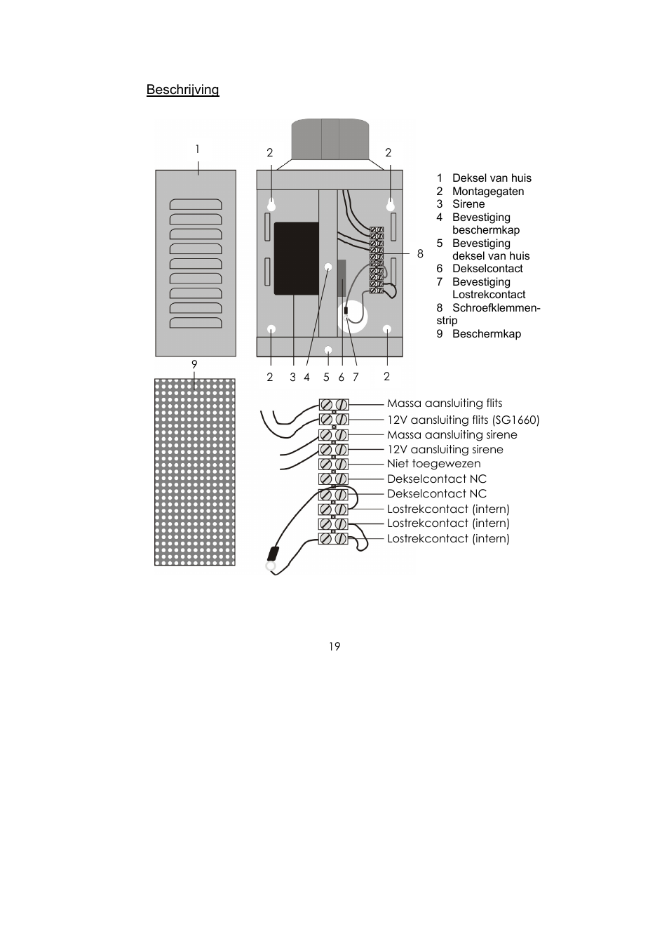 ABUS SG1660 Optic_acoustic combination signal transmitter User Manual | Page 19 / 24