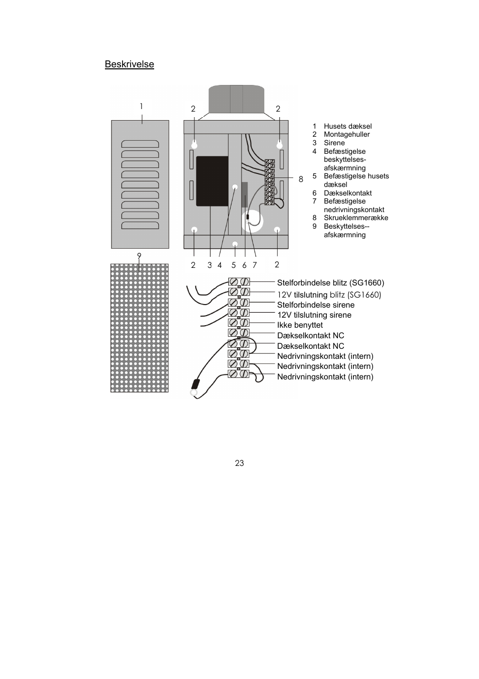ABUS SG1660 Optic_acoustic combination signal transmitter User Manual | Page 23 / 24