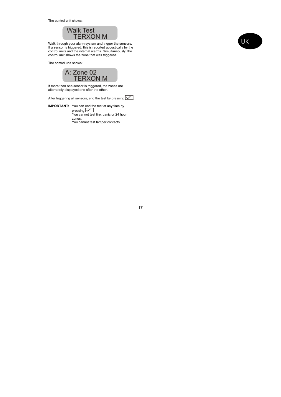 ABUS AZ4110 LCD Keypad for Terxon SX_MX Operating instructions User Manual | Page 39 / 82