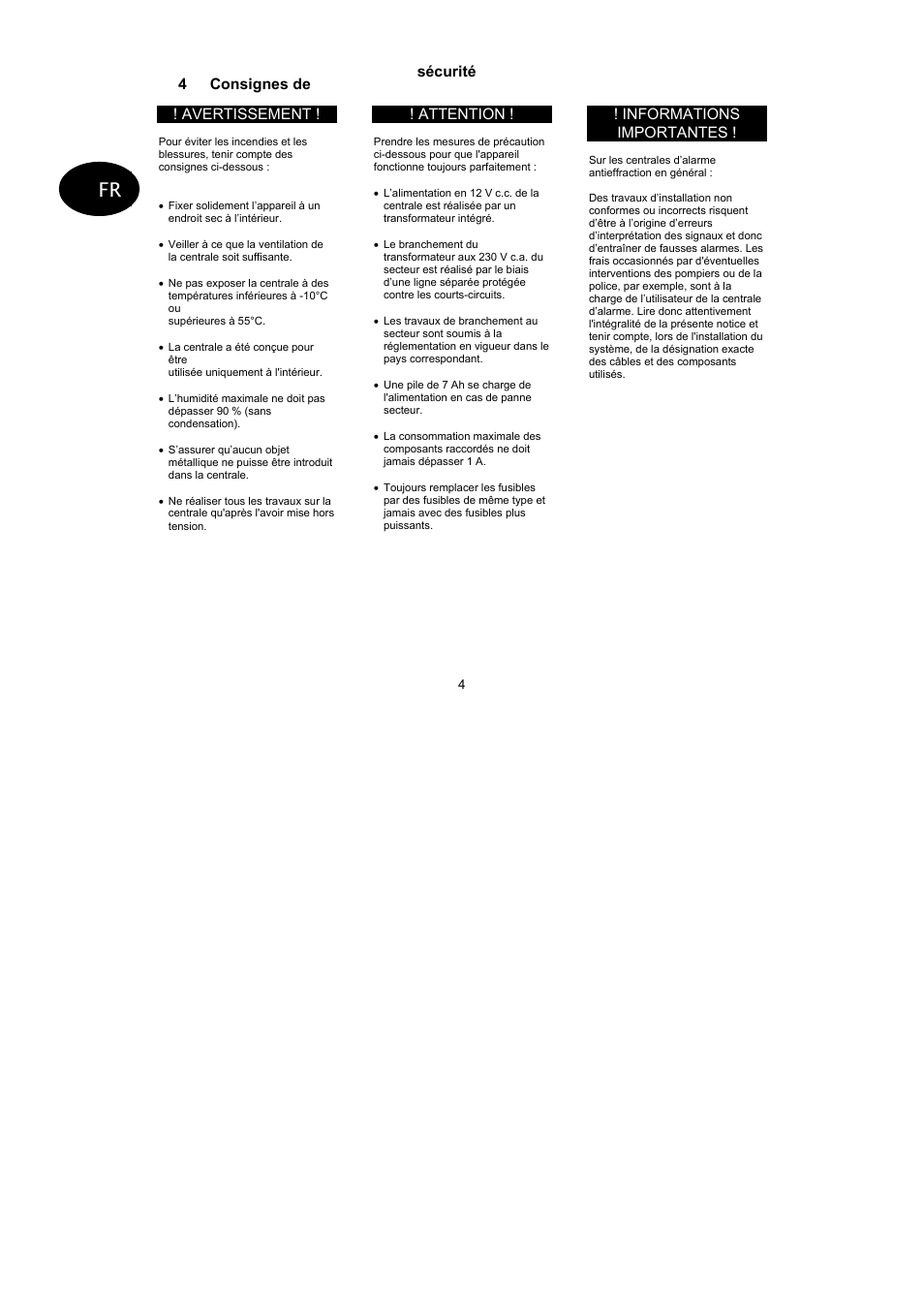 ABUS AZ4110 LCD Keypad for Terxon SX_MX Operating instructions User Manual | Page 46 / 82