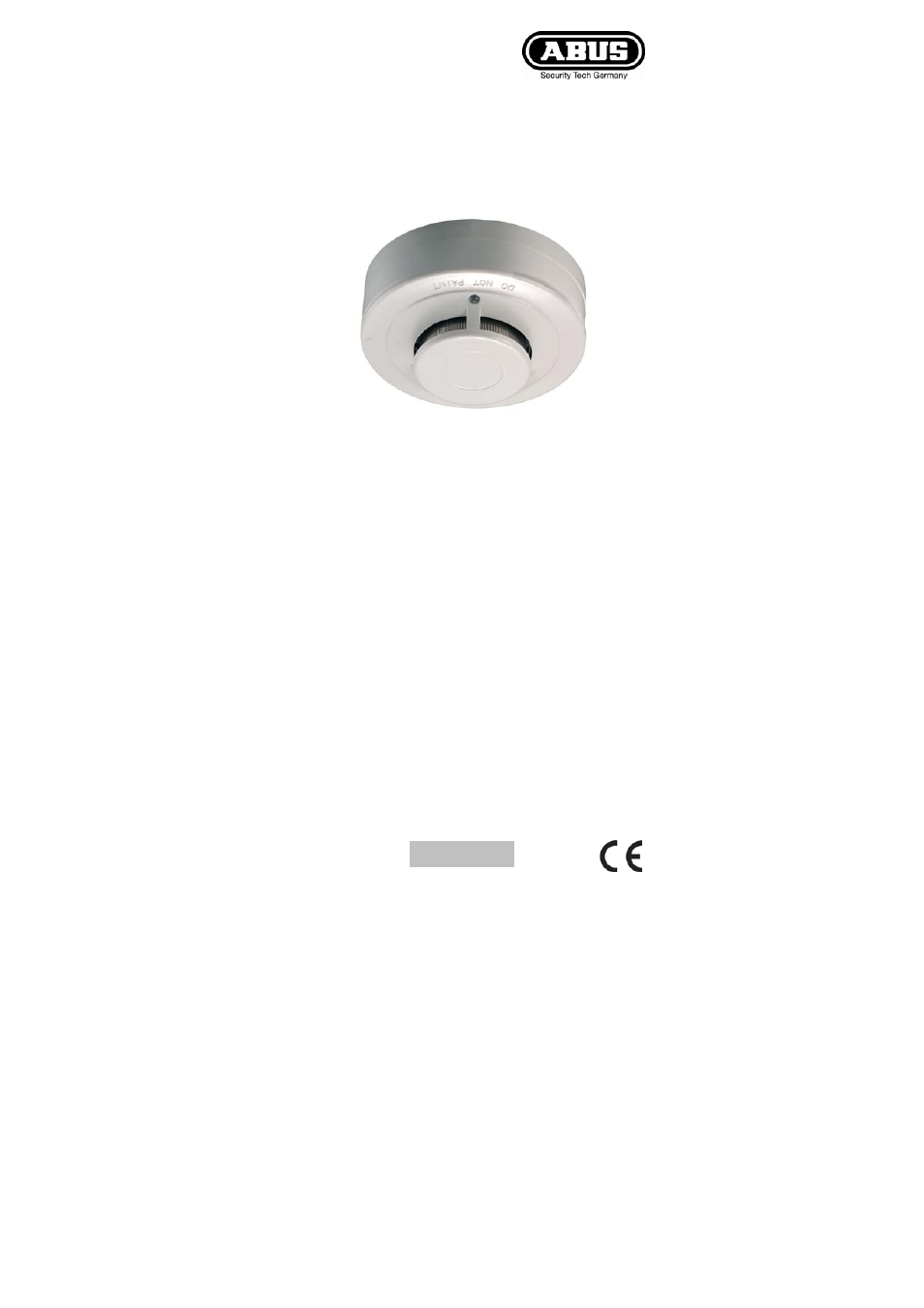 ABUS RM1000 12 V optical smoke detector User Manual | 15 pages