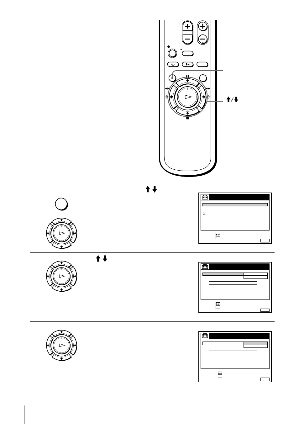 Press ok, Setting the clock, Menu m/m ok | Sony SLV-SE100A2 User Manual | Page 22 / 92