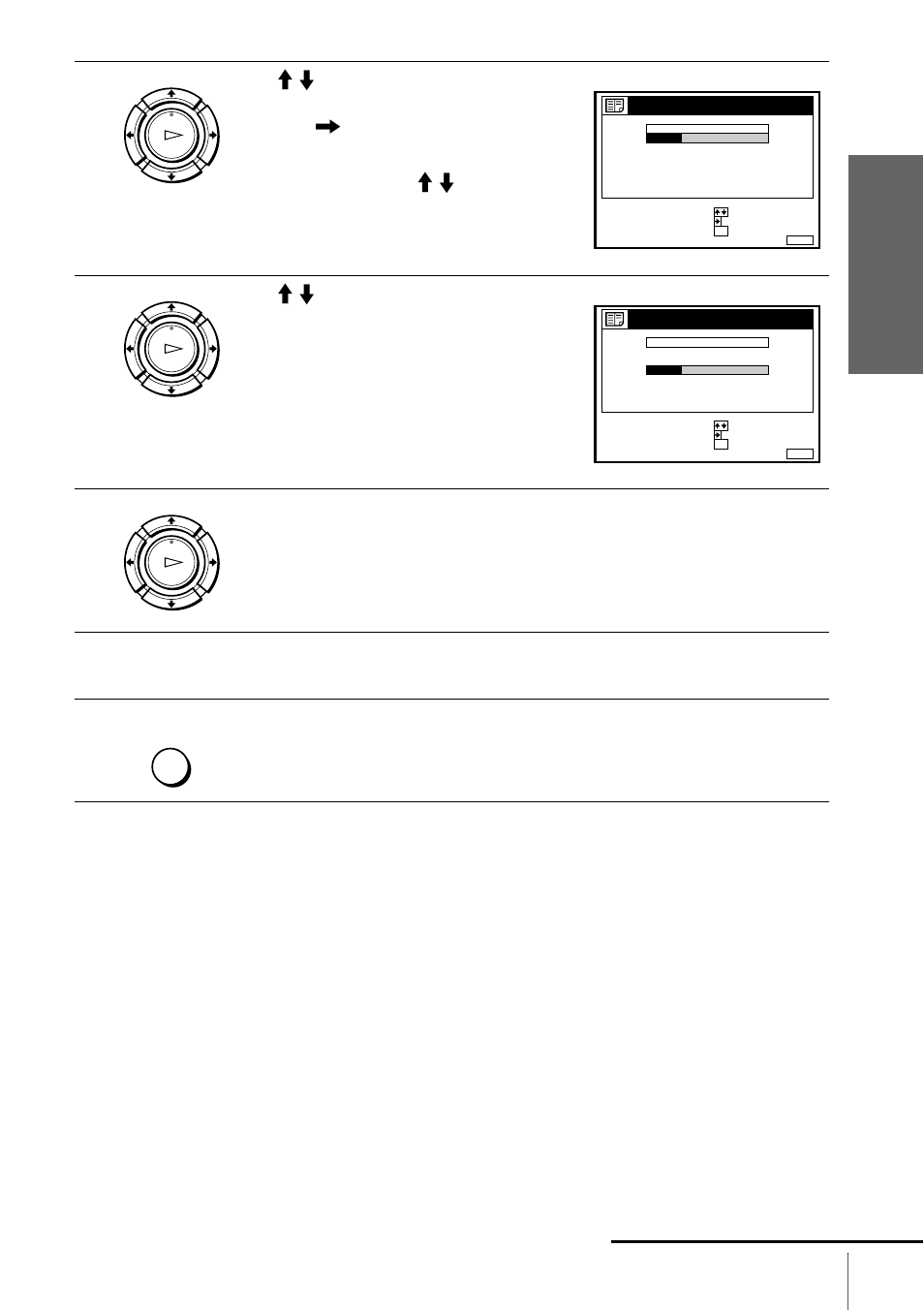 Getti ng sta rted, Press ok to confirm the setting, Press menu to exit the menu | Sony SLV-SE100A2 User Manual | Page 31 / 92