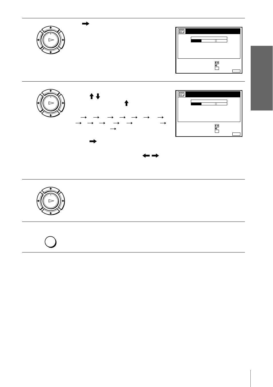 Getti ng sta rted, Press, Press ok to confirm the new name | Press menu to exit the menu | Sony SLV-SE100A2 User Manual | Page 35 / 92