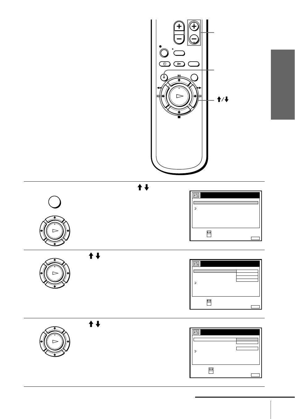 Setting pay-tv/canal plus channels, Getti ng sta rted, Press m/m to highlight options-2, then press ok | Press m/m to highlight decoder/ line3, Or decoder/line2, Then press ok | Sony SLV-SE100A2 User Manual | Page 37 / 92