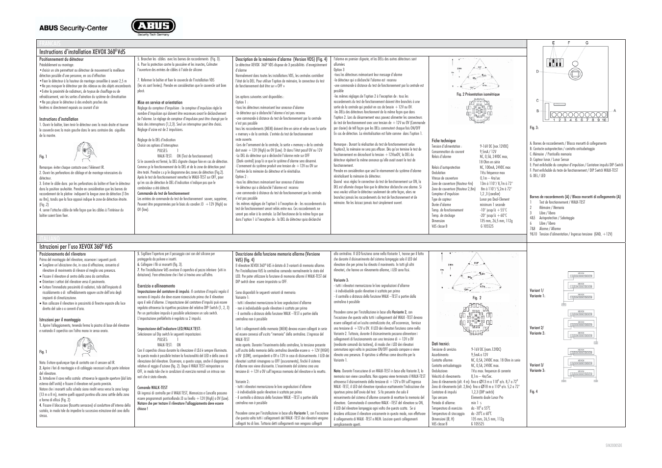 ABUS BW8090 Xevox 360 VdS User Manual | Page 2 / 3
