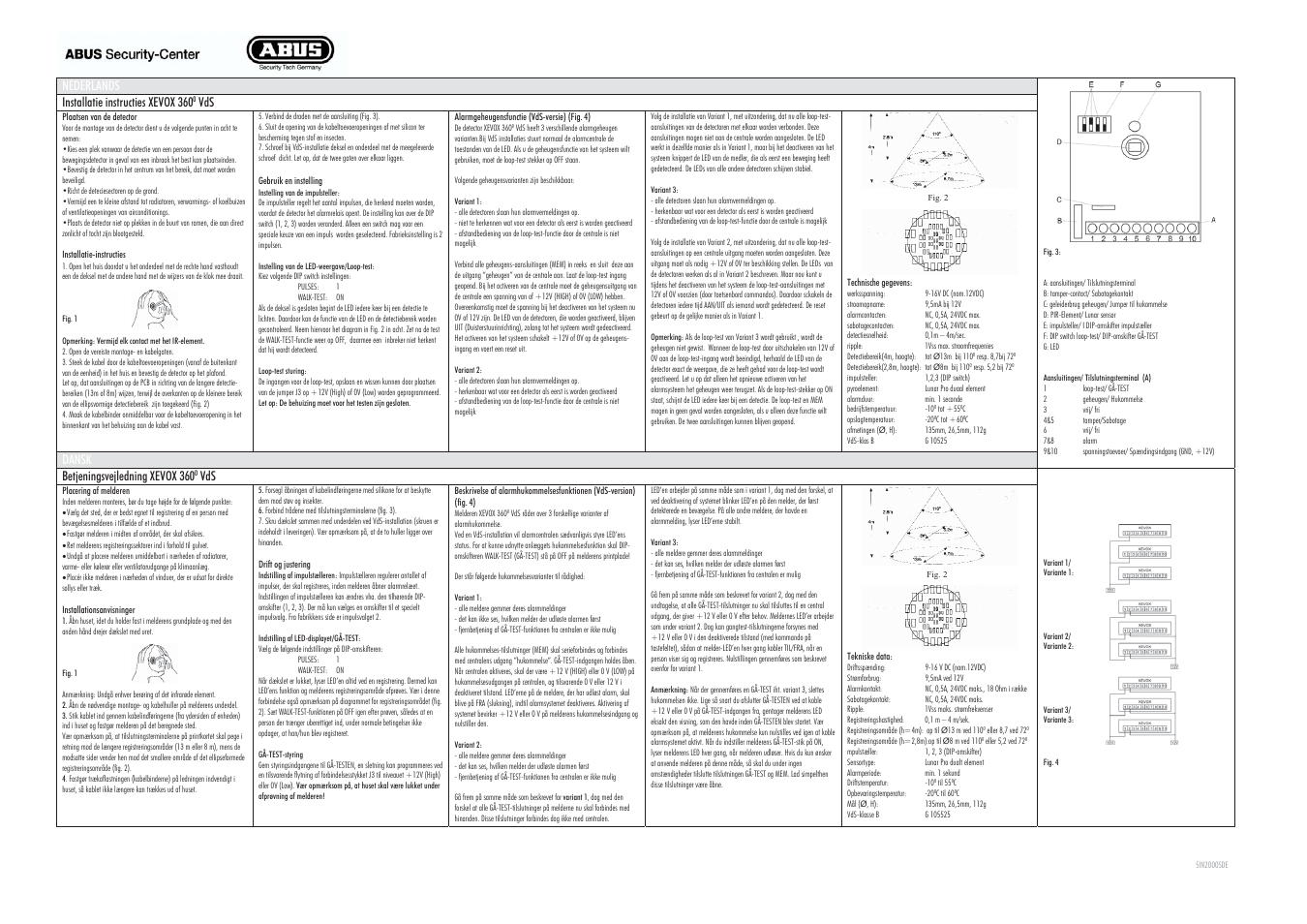 ABUS BW8090 Xevox 360 VdS User Manual | Page 3 / 3