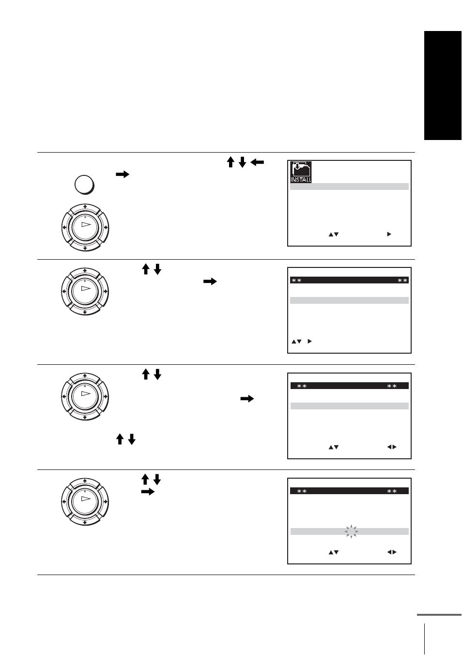 Changing the station names, Before you start, Press m/m to highlight manual set up, then press | Press m/m to highlight name, then press, Ge tting star te d, Not available on slv-se630d/e | Sony SLV-SE230D User Manual | Page 33 / 80