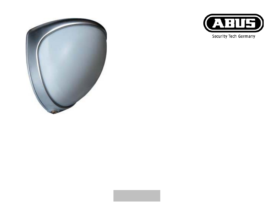 ABUS AZBW20000 Outdoor motion detector User Manual | 88 pages