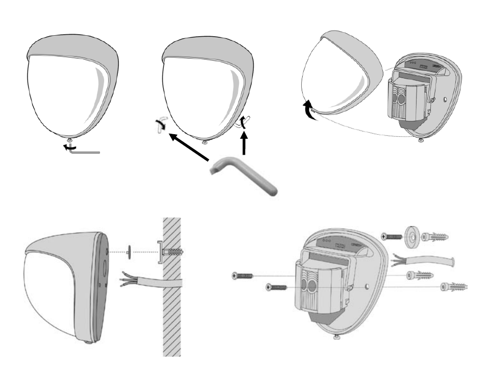 ABUS AZBW20000 Outdoor motion detector User Manual | Page 4 / 88