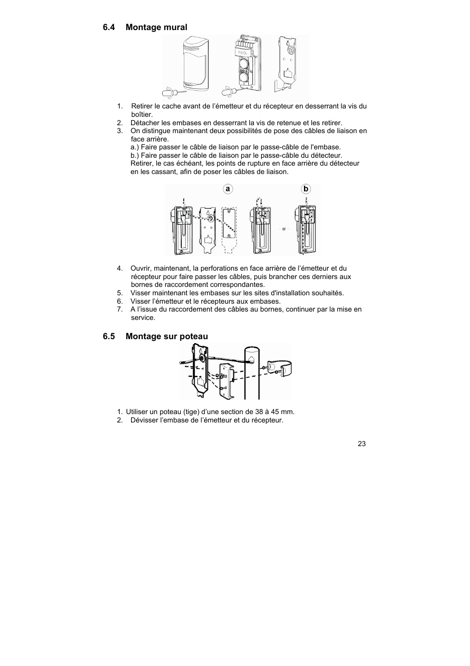 ABUS LS2120 Profiline infrared Light beam User Manual | Page 23 / 43